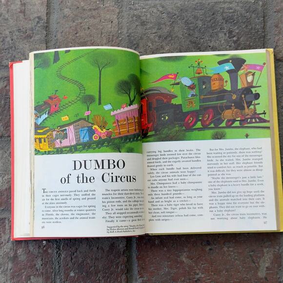 Amazon.com: Walt Disney Story Land: walt disney productions  Walt Disney\'s Story Land Book Vintage 55 Stories From Disney Films 1962